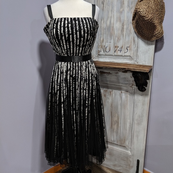 JS Collections Dresses & Skirts - JS Collections gorgeous striped/tulle dress